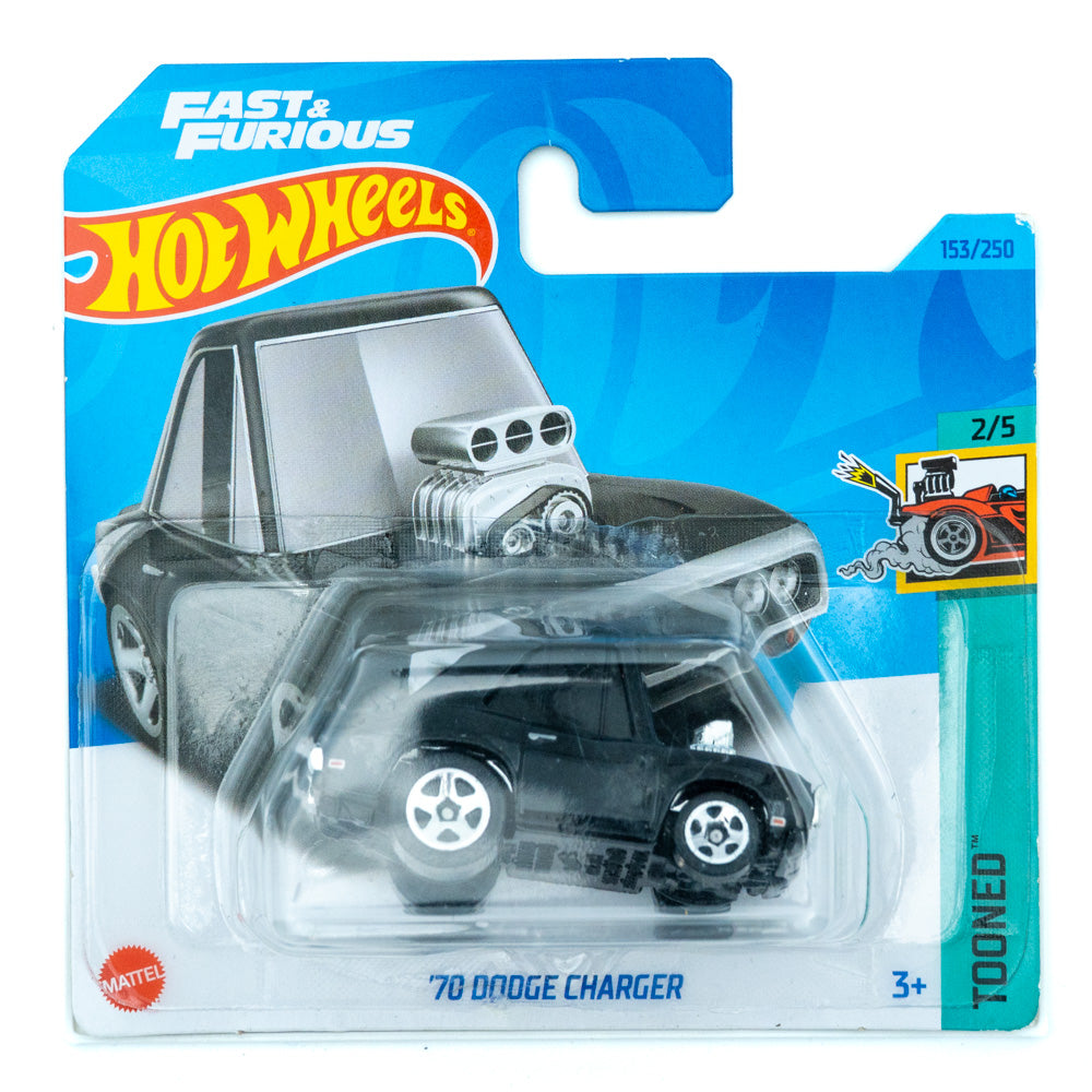 Hot Wheels '70 Dodge Charger zwart |