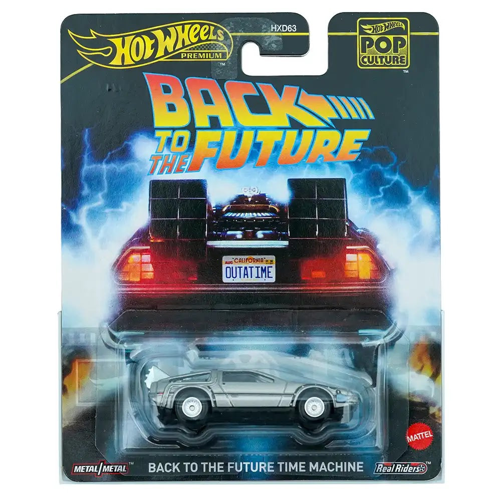 Hot Wheels Premium Back To The Future Time Machine Srebreni | Pop Culture