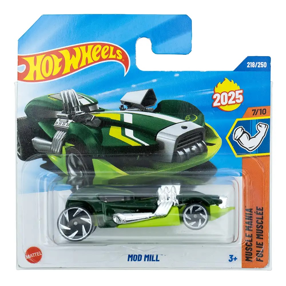 Hot Wheels Mod Mill Zeleni |