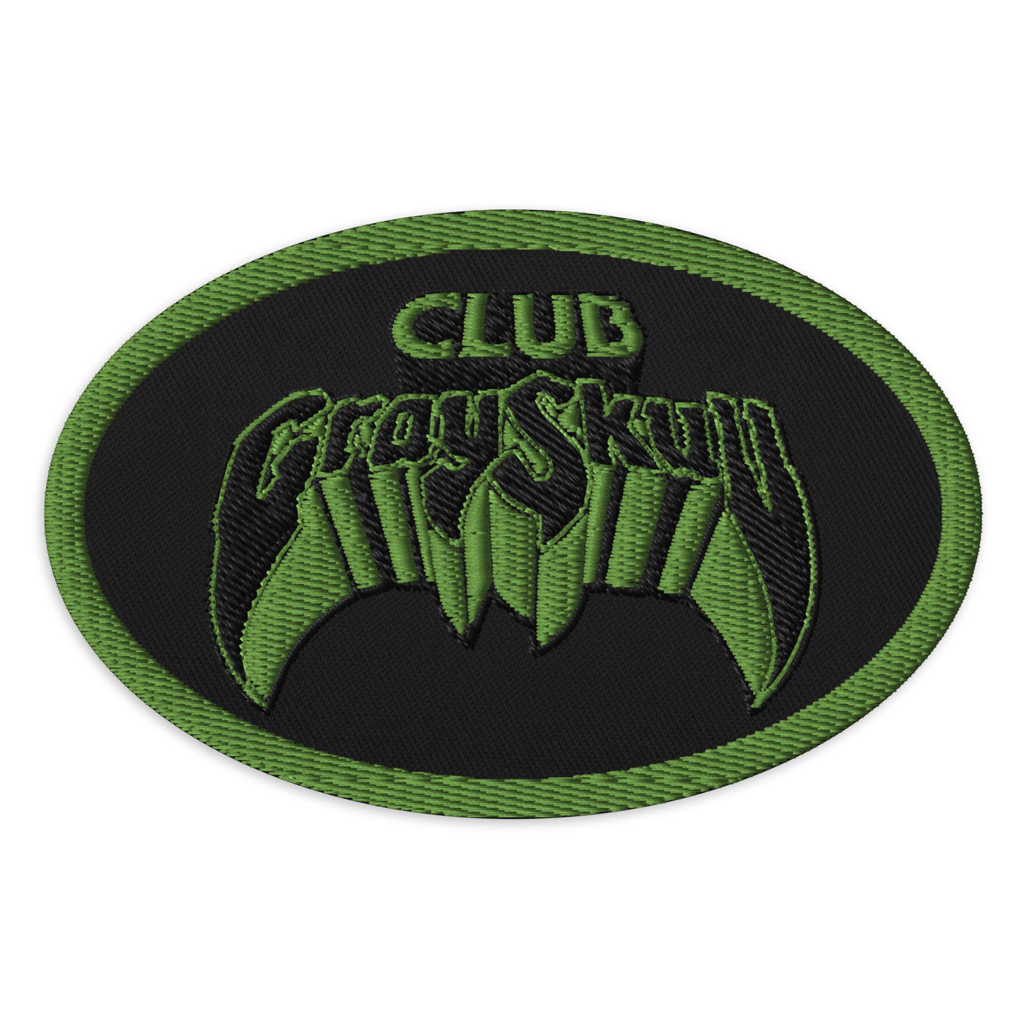 Masters of the Universe Club Grayskull Black Embroidered Patch