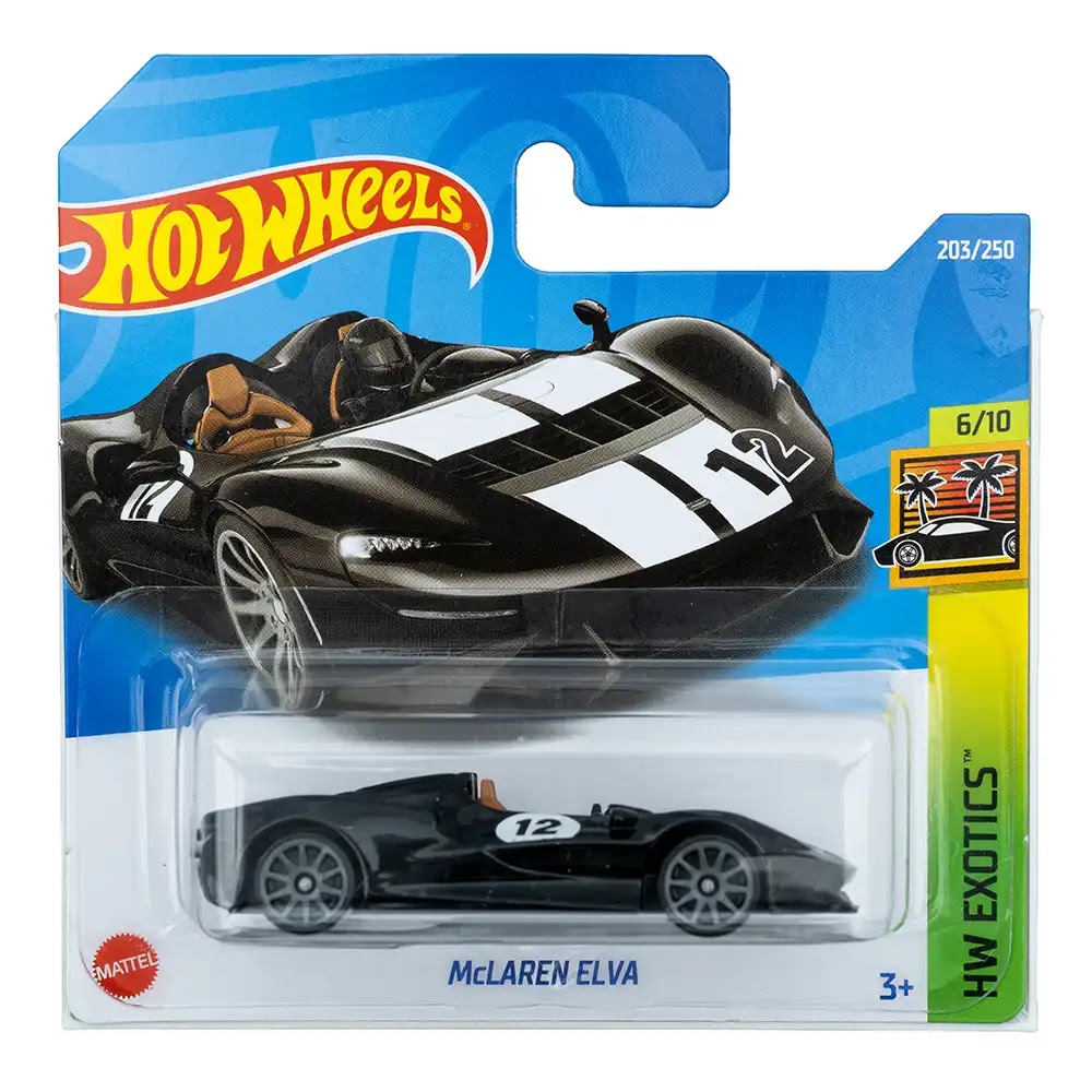 Hot Wheels McLaren Elva Crni |