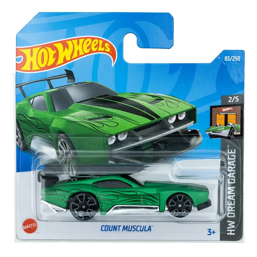 Hot Wheels Count Muscula Zeleni |