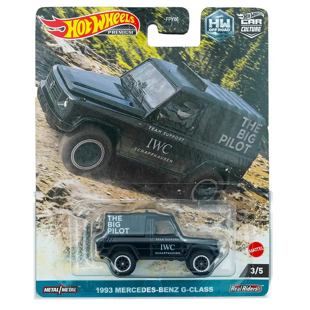 Hot Wheels Premium 1993 Mercedes-Benz G-Class Crni | Car Culture 3/5