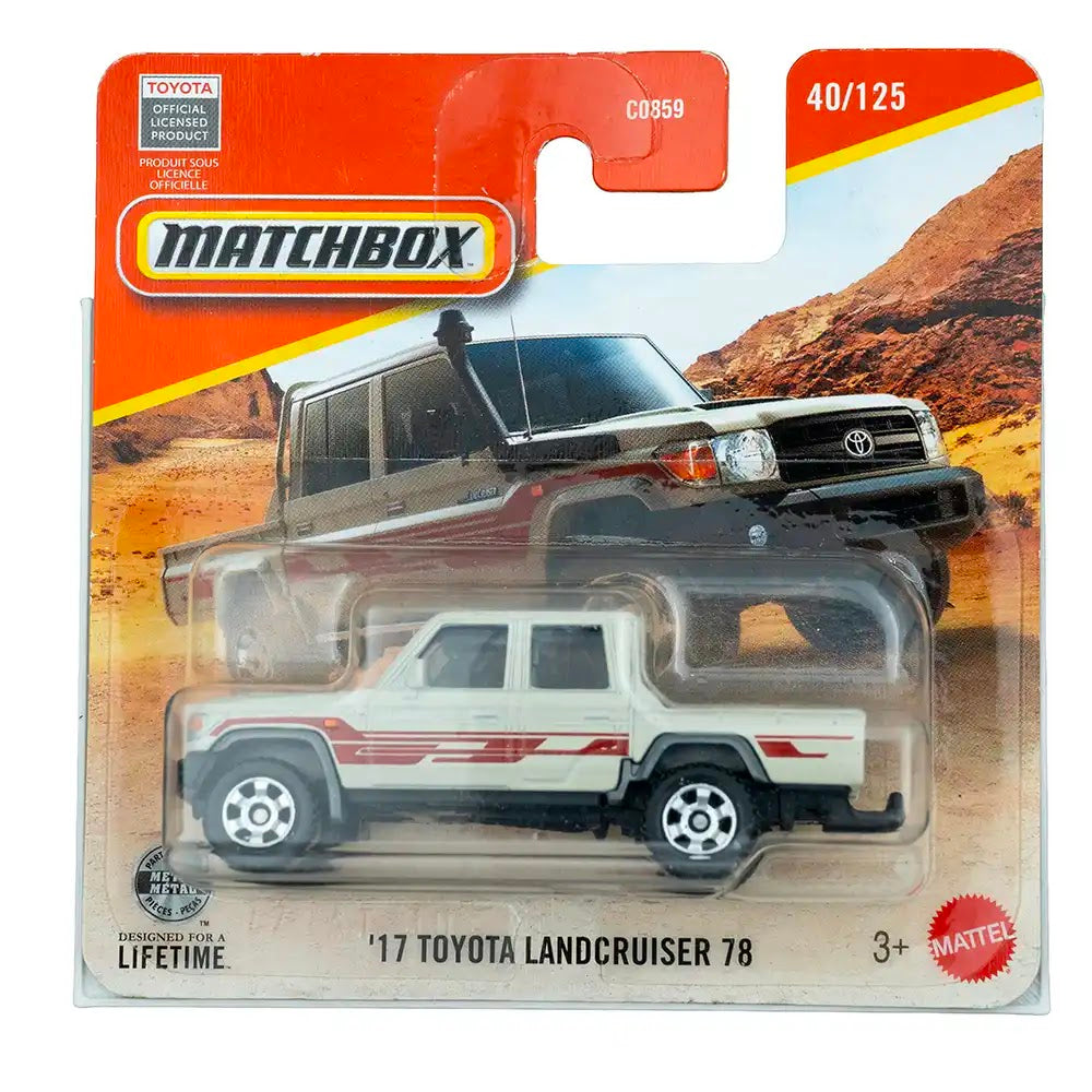 Matchbox '17 Toyota Landcruiser 78 Bijeli