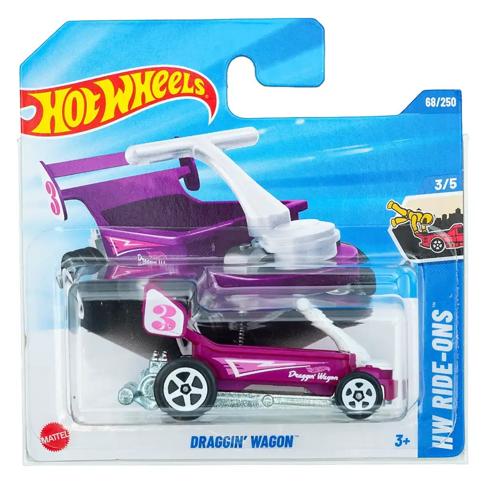 Hot Wheels Draggin' Wagon Roze |