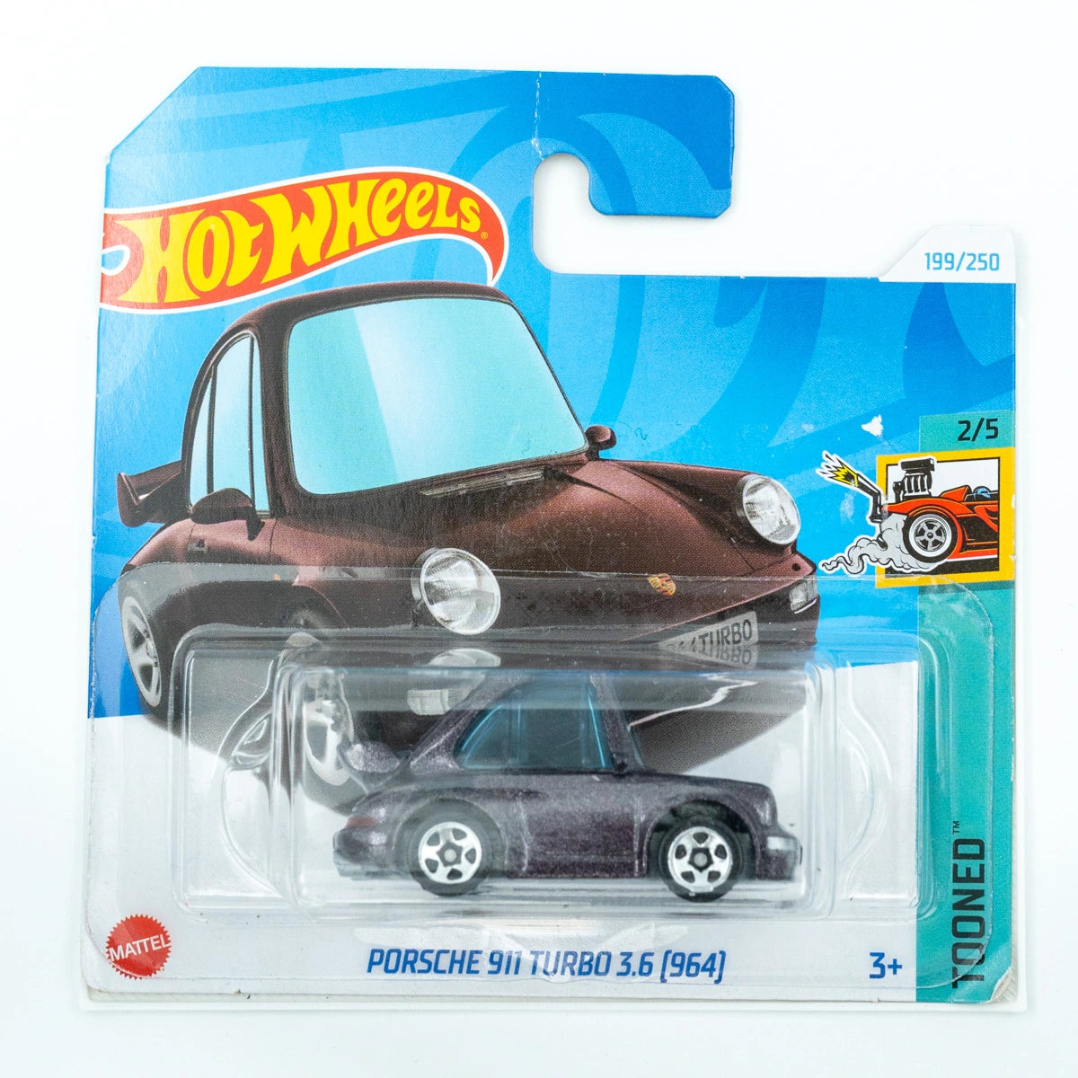Hot Wheels Porsche 911 Turbo 3.6 (964) bruin |