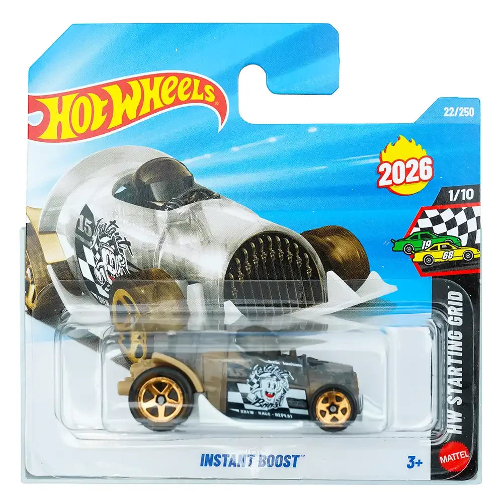 Hot Wheels Instant Boost Sivi |