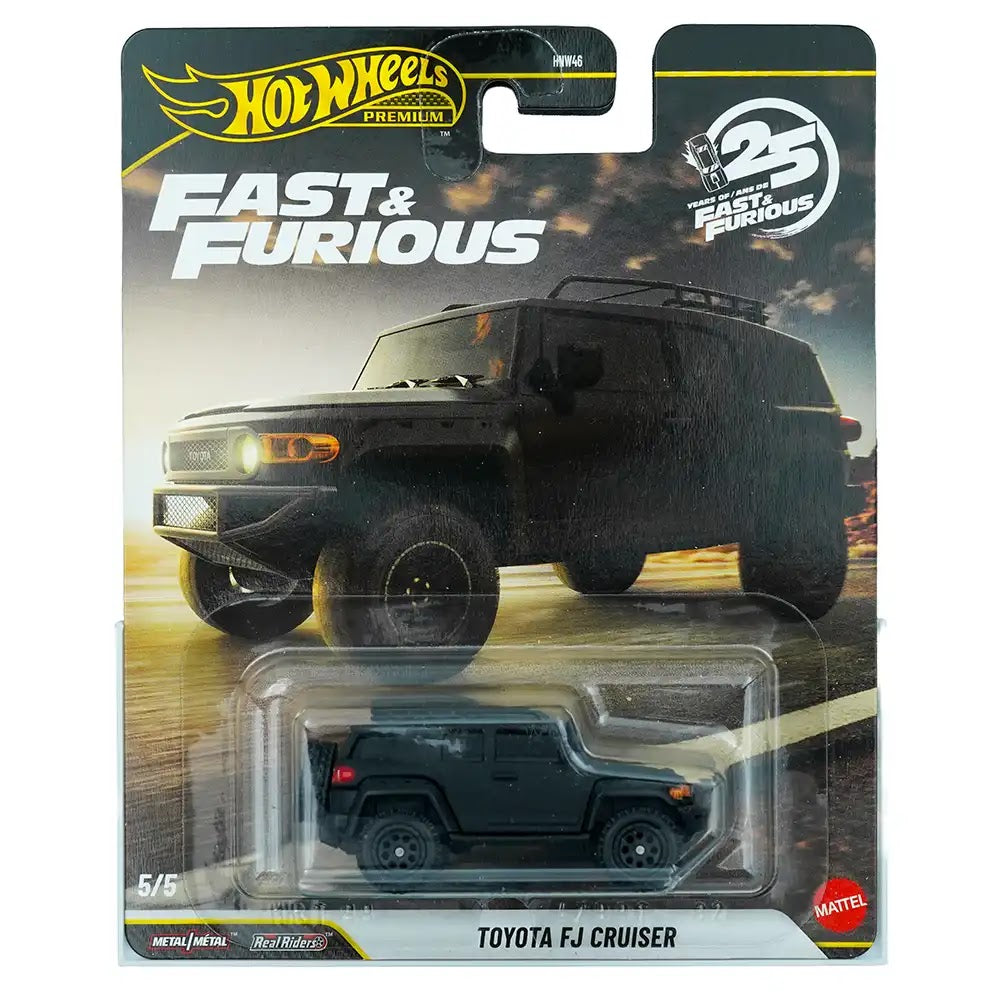Hot Wheels Premium Toyota FJ Cruiser Crni | Fast & Furious 5/5