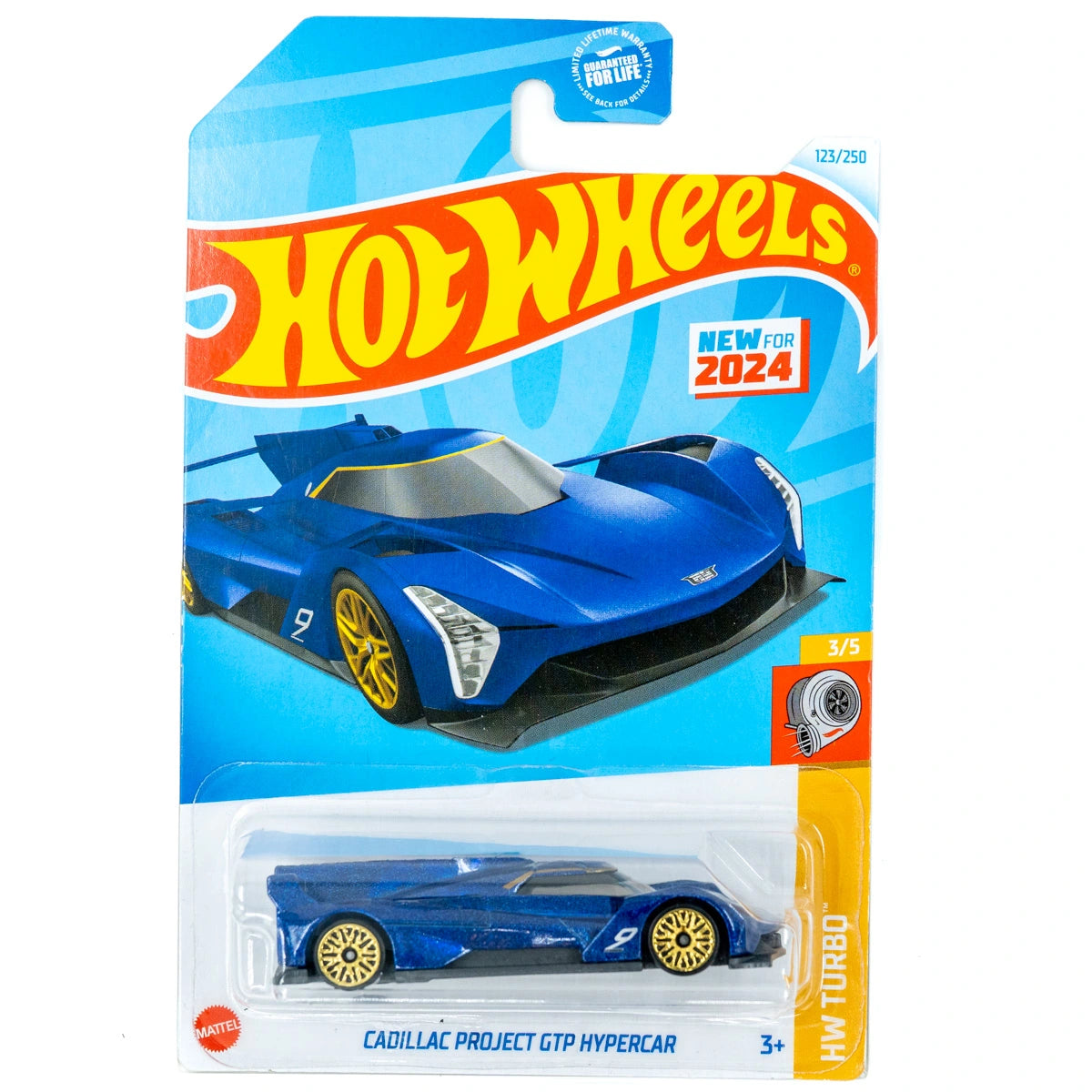 Hot Wheels Cadillac Project GTP Hypercar blauw VS |