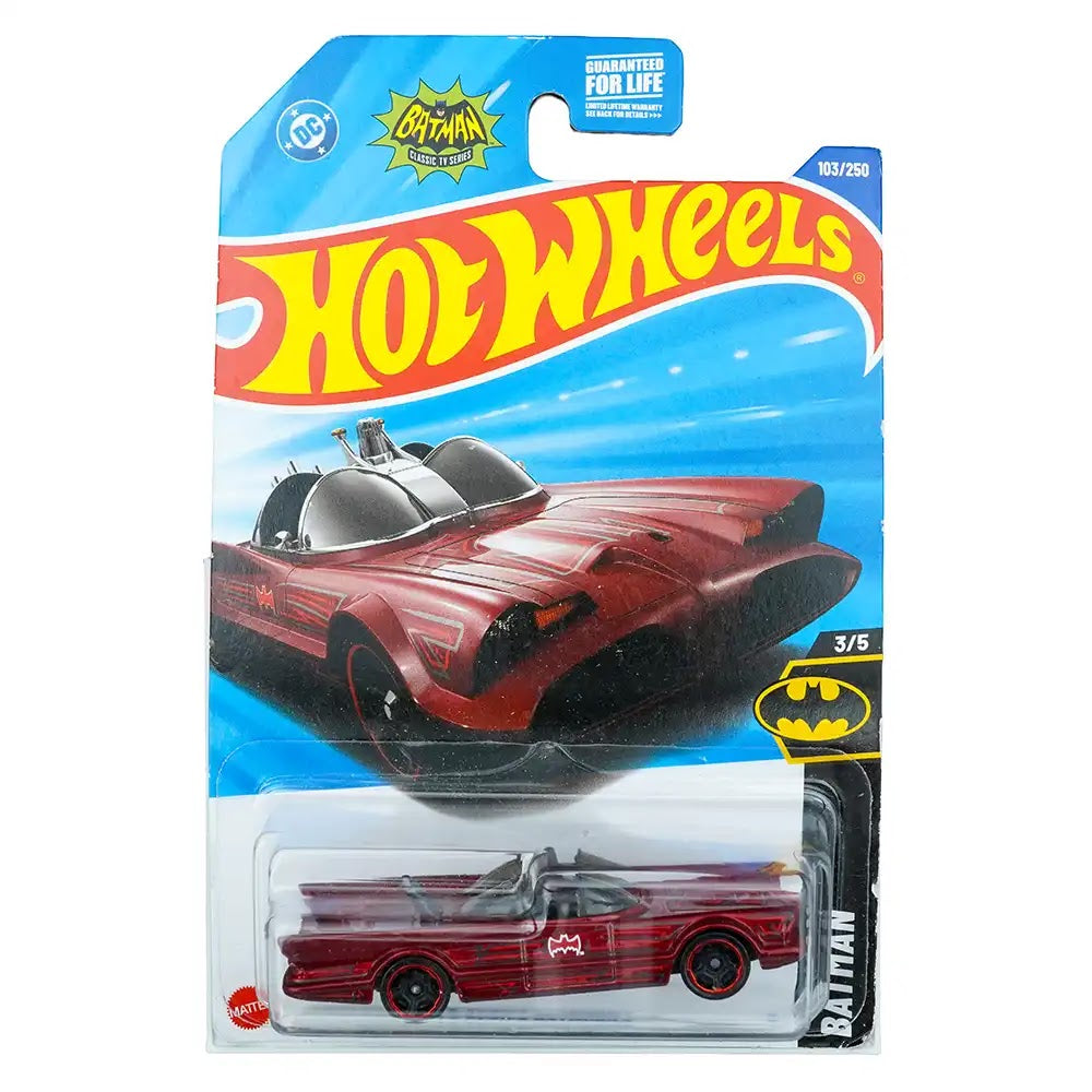 Hot Wheels Mainline (US) TV Series Batmobile Crveni |