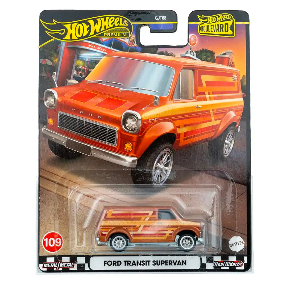 Hot Wheels Premium Ford Transit Supervan Narandžasti | Boulevard 109