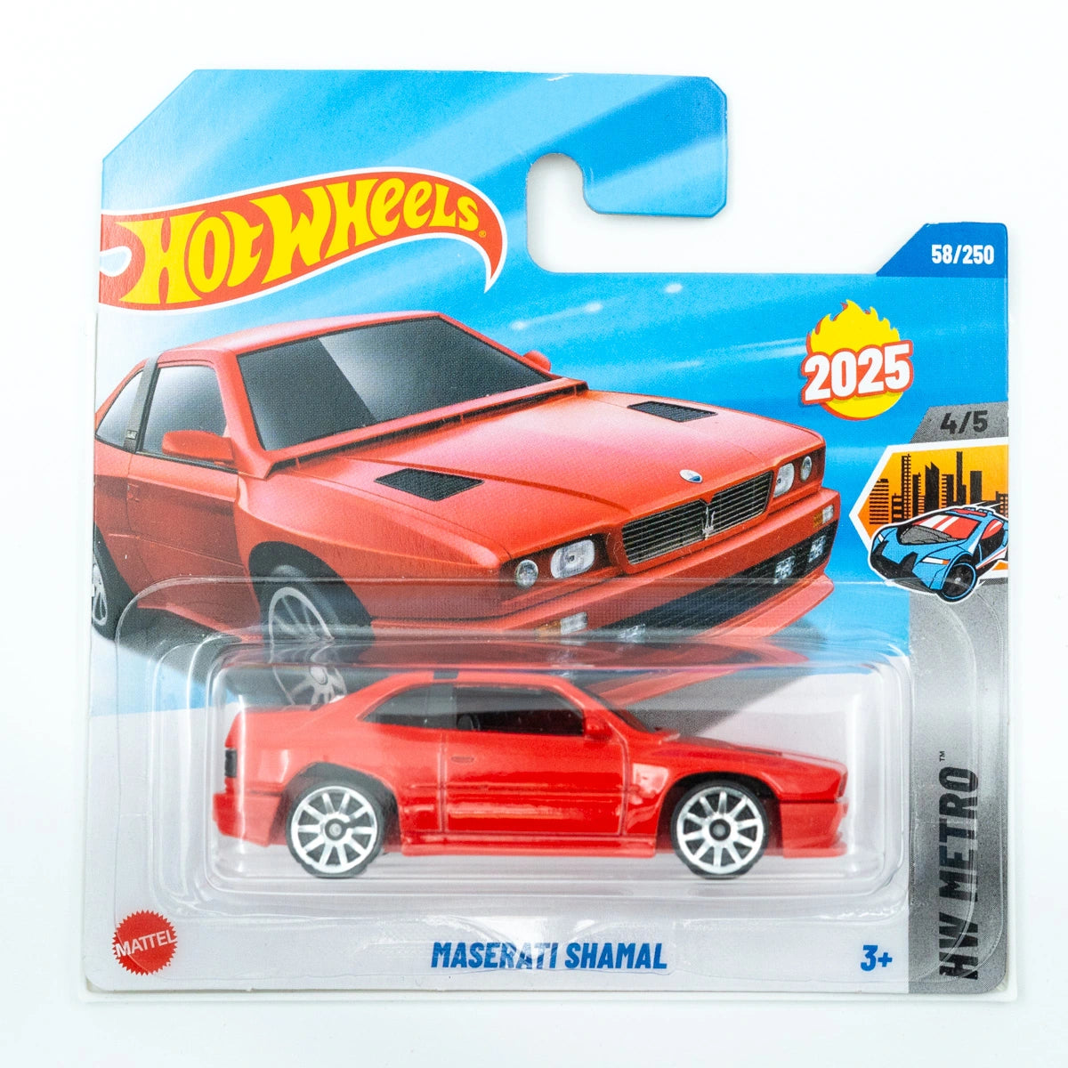 Hot Wheels Maserati Shamal rood |