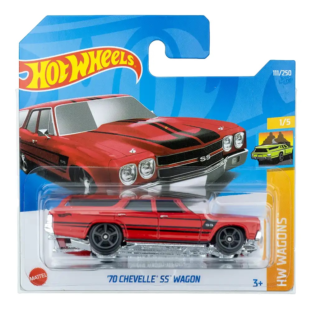 Hot Wheels '70 Chevelle SS Wagon Crveni |