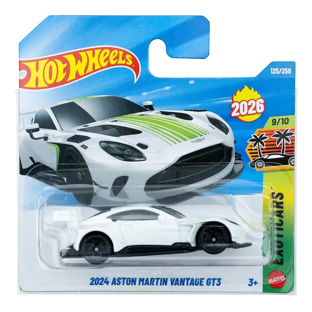 Hot Wheels 2024 Aston Martin Vantage GT3 Bijeli |