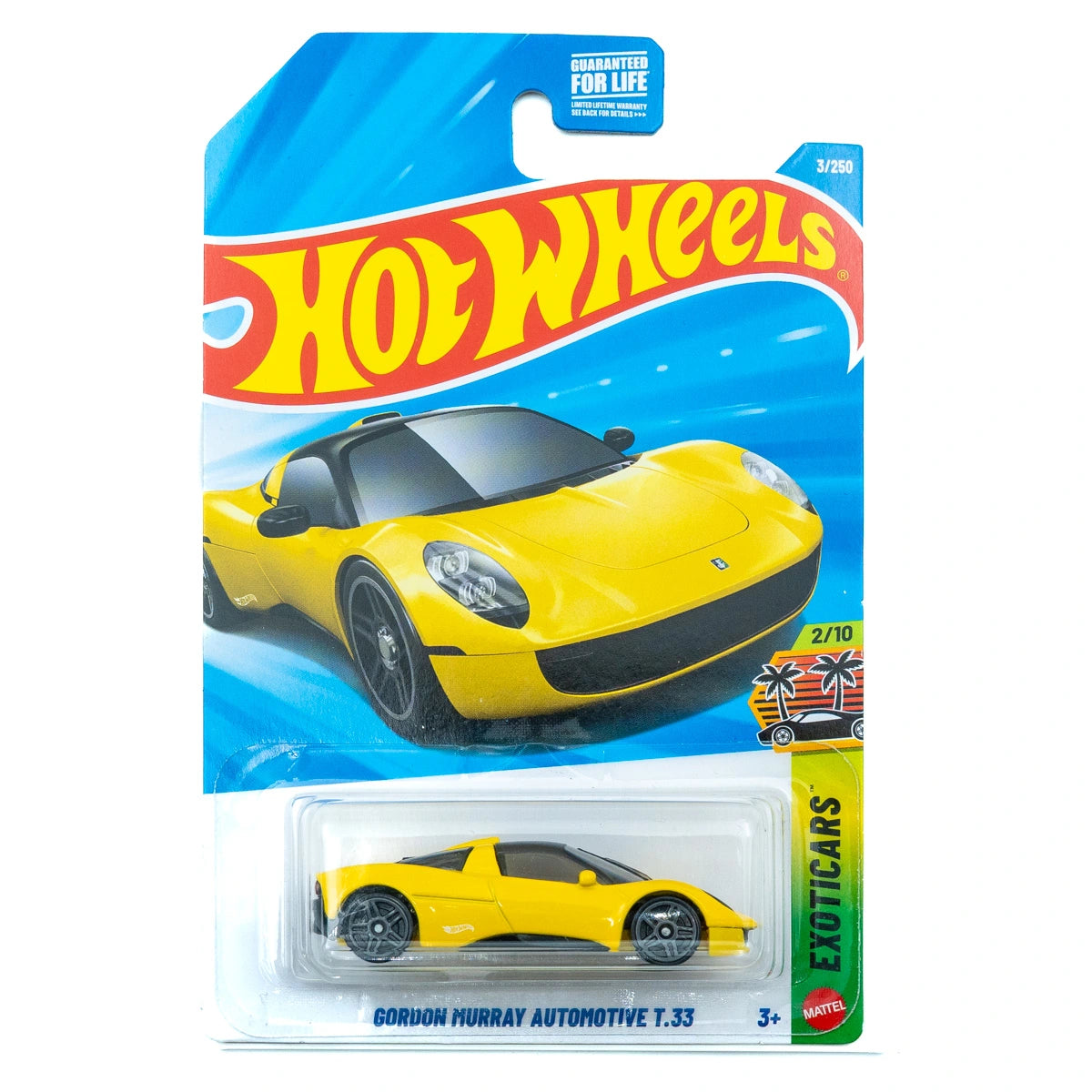 Hot Wheels Gordon Murray Automotive T.33 geel VS |