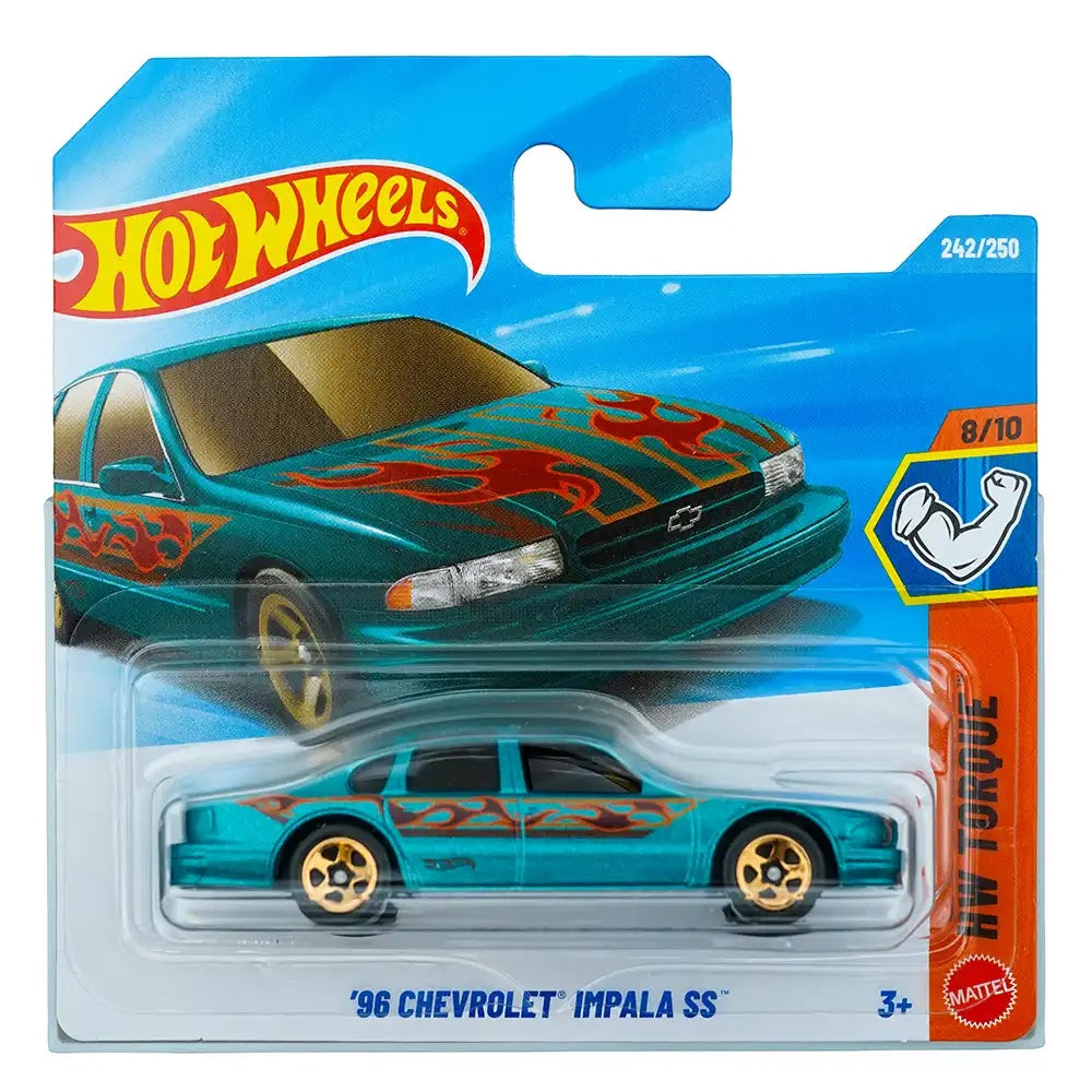 Hot Wheels '96 Chevrolet Impala SS Plavi |