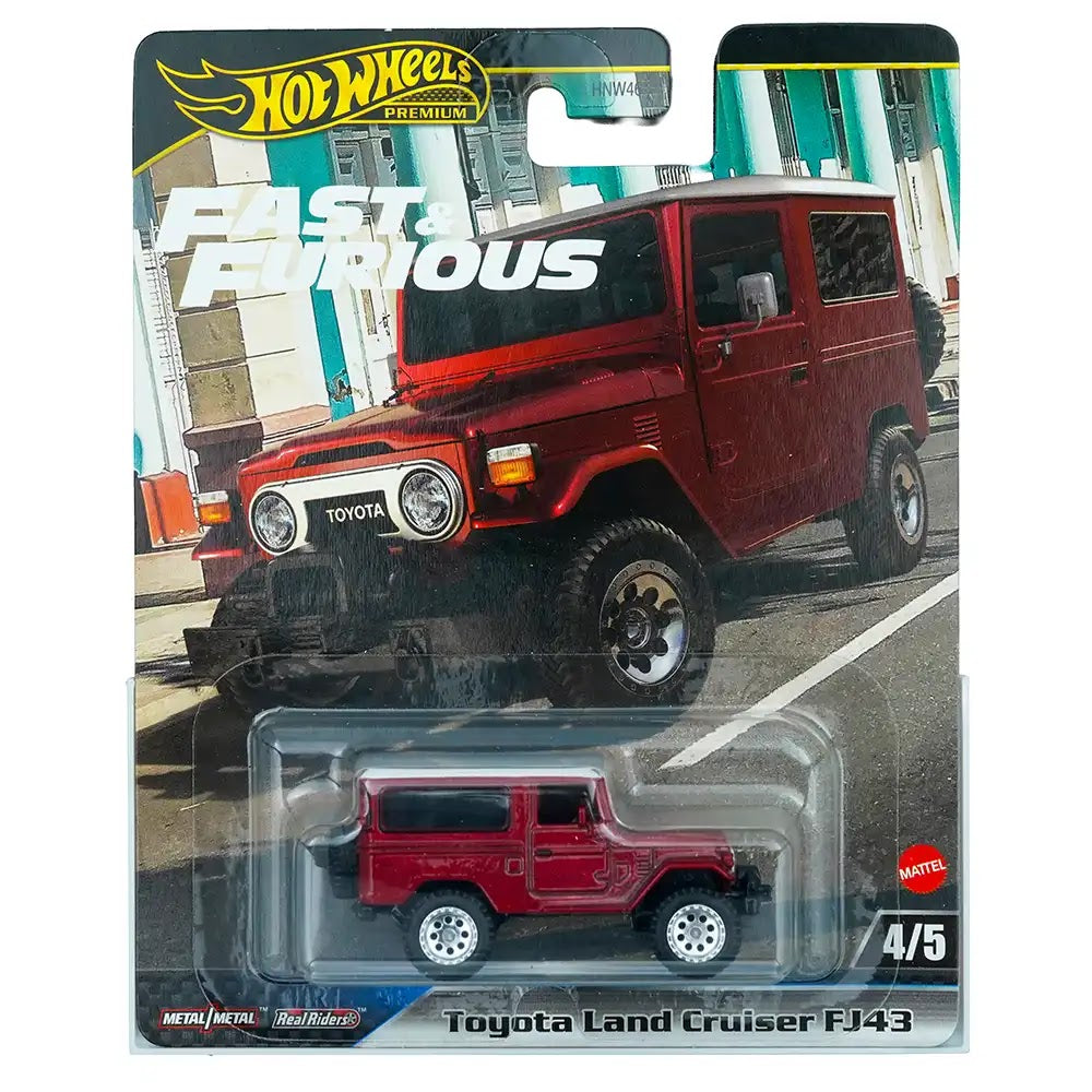 Hot Wheels Premium Toyota Land Cruiser FJ43 Crveni | Fast & Furious 4/5