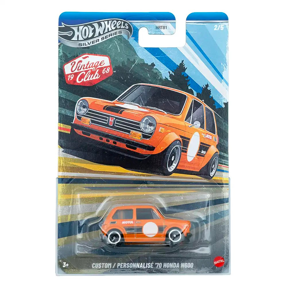 Hot Wheels Silver Series Custom '70 Honda N600 Narandžasti | Vintage Racing Club (2/5)