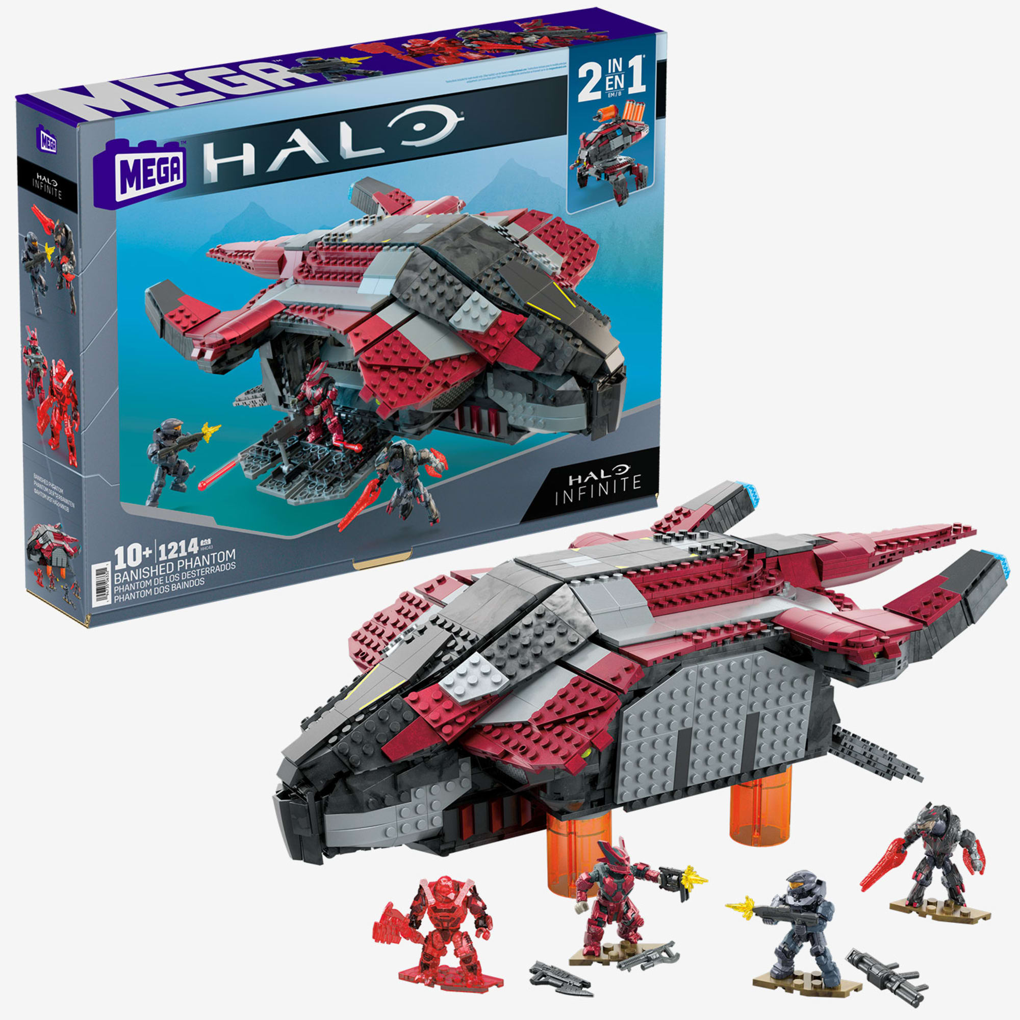 MEGA Halo Banished Phantom Building Set