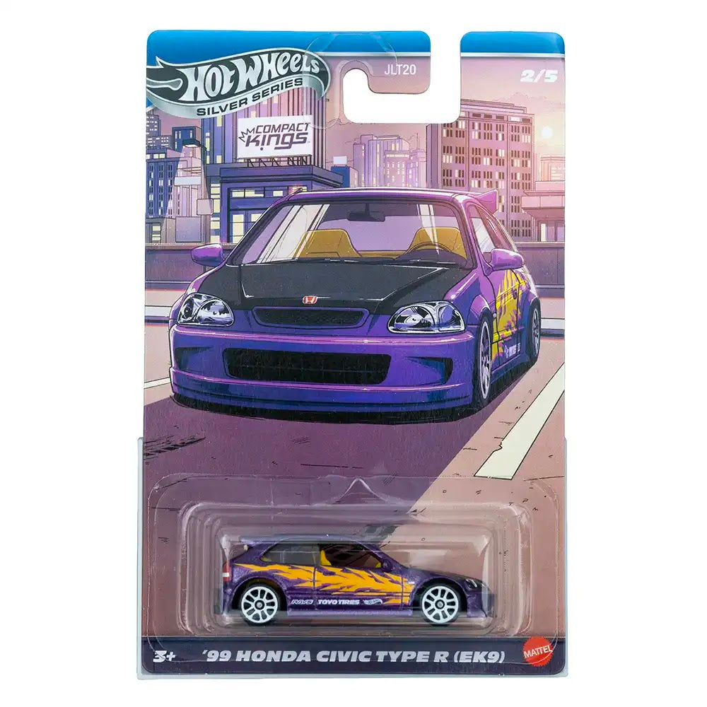 Hot Wheels Silver Series '99 Honda Civic Type R (EK9) Ljubičasti | Compact Kings (2/5)