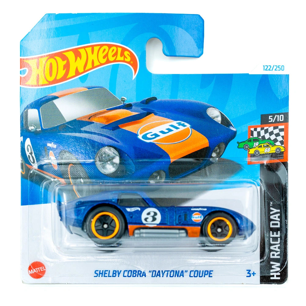 Hot Wheels Shelby Cobra "Daytona" Coupe blauw |