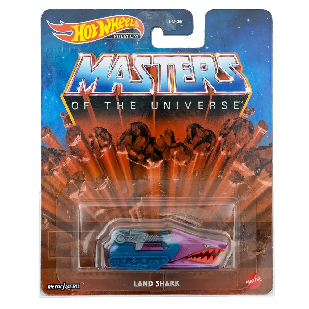 Hot Wheels Premium Land Shark Ljubičasti | Masters of the Universe