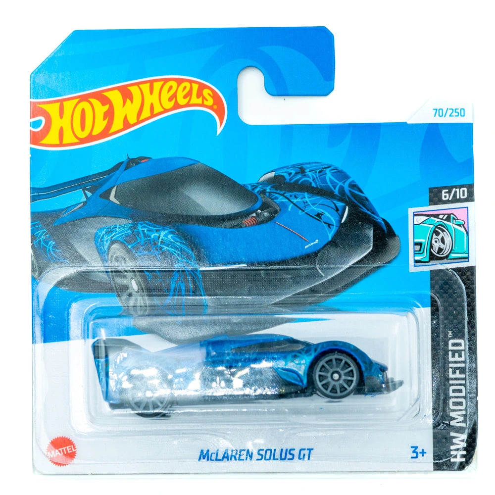 Hot Wheels McLaren Solus GT blauw |