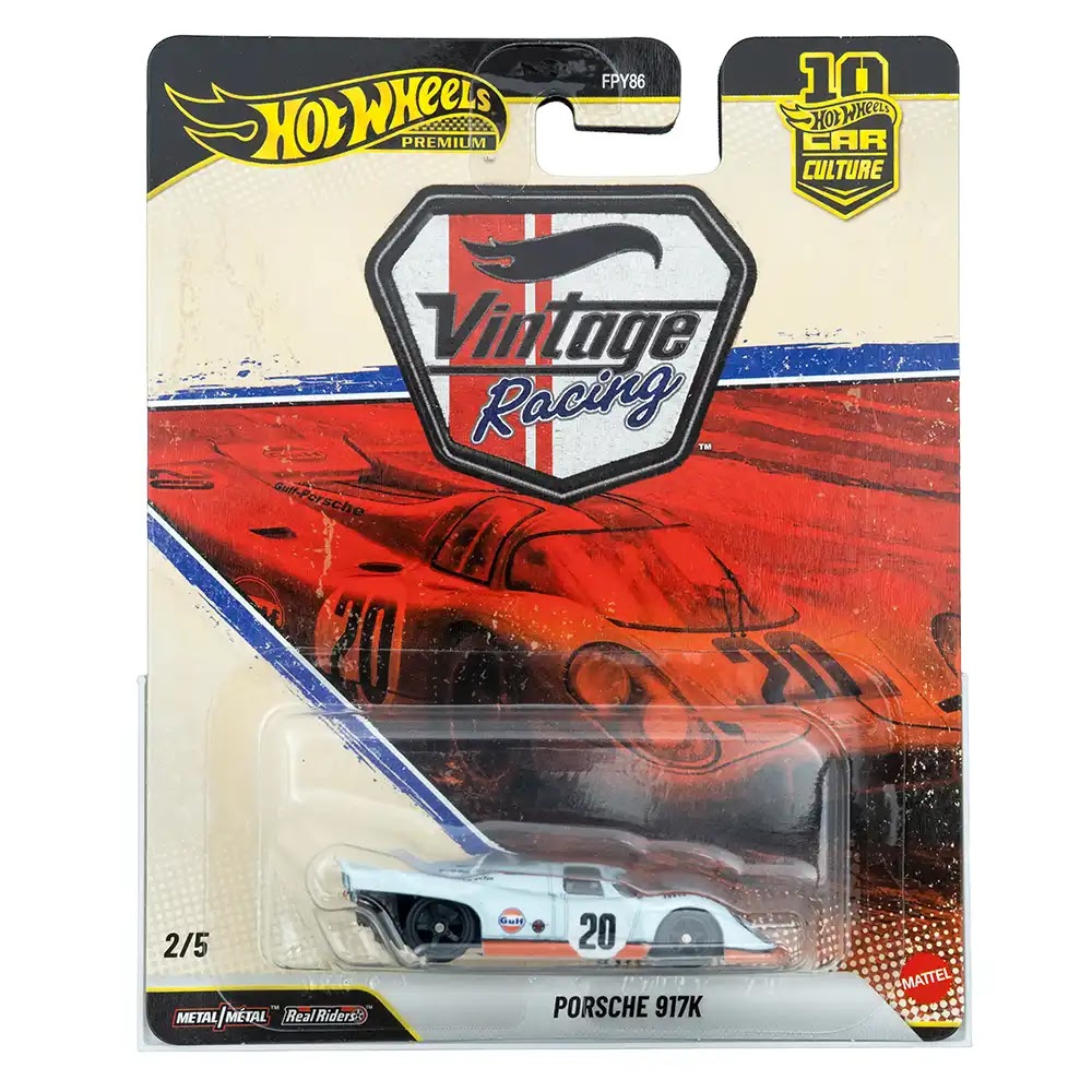 Hot Wheels Premium Porsche 917K Plavi | Vintage Racing 2/5
