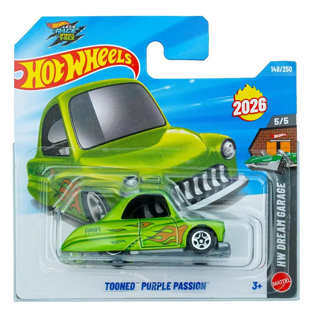 Hot Wheels Tooned Purple Passion Zeleni |