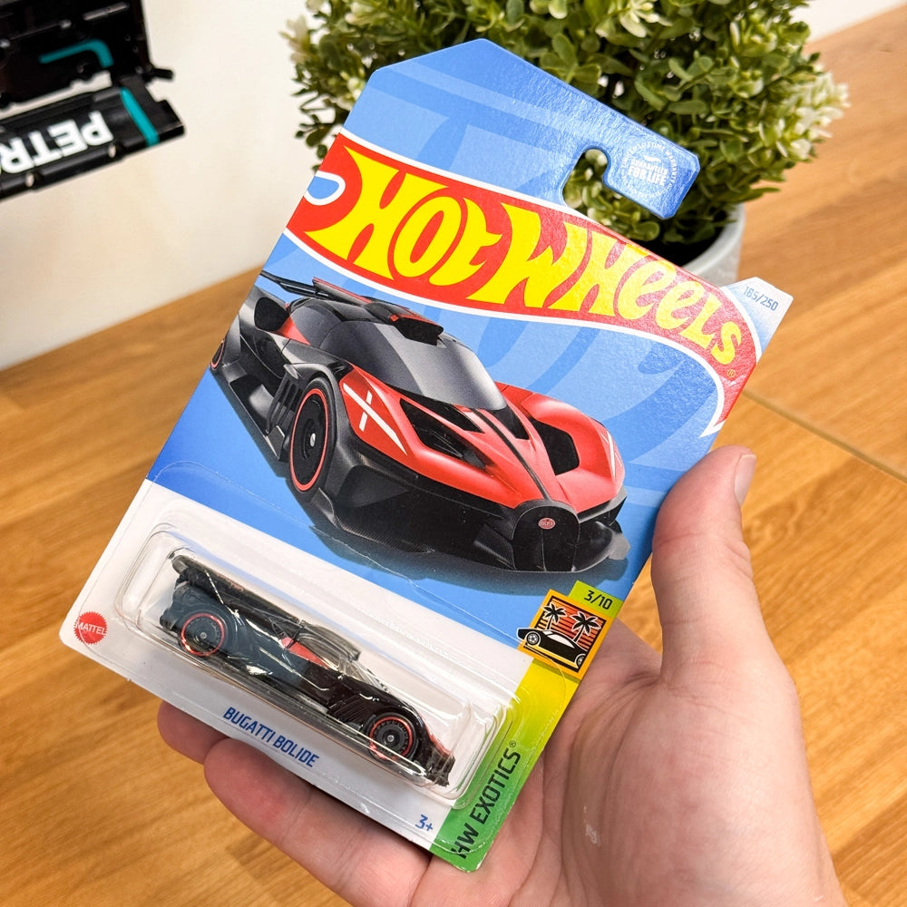 Hot Wheels Bugatti Bolide geel zwart VS |