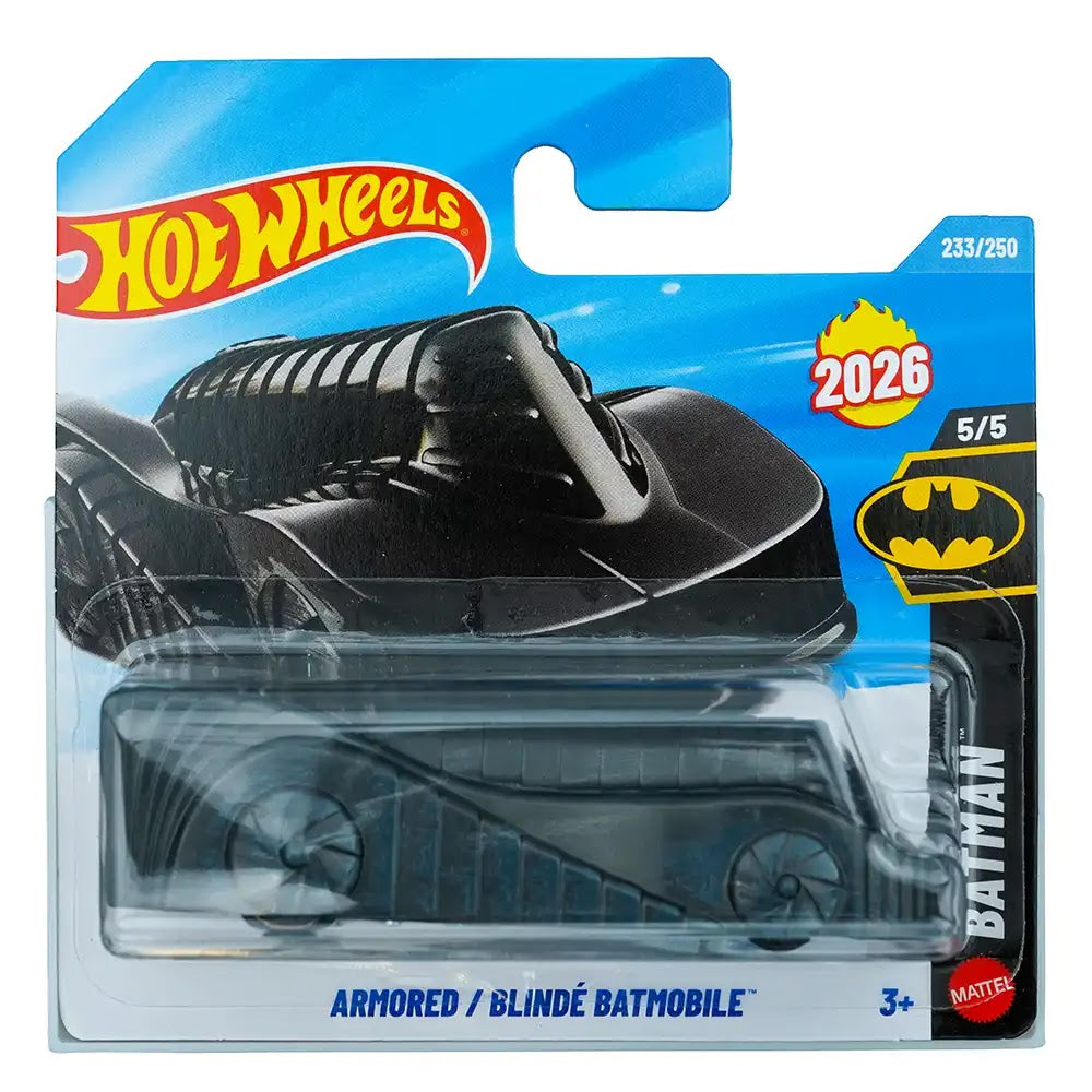 Hot Wheels Armored / Blindé Batmobile Crni |
