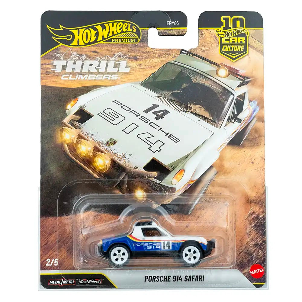 Hot Wheels Premium Porsche 914 Safari Bijeli | Thrill Climbers 2/5