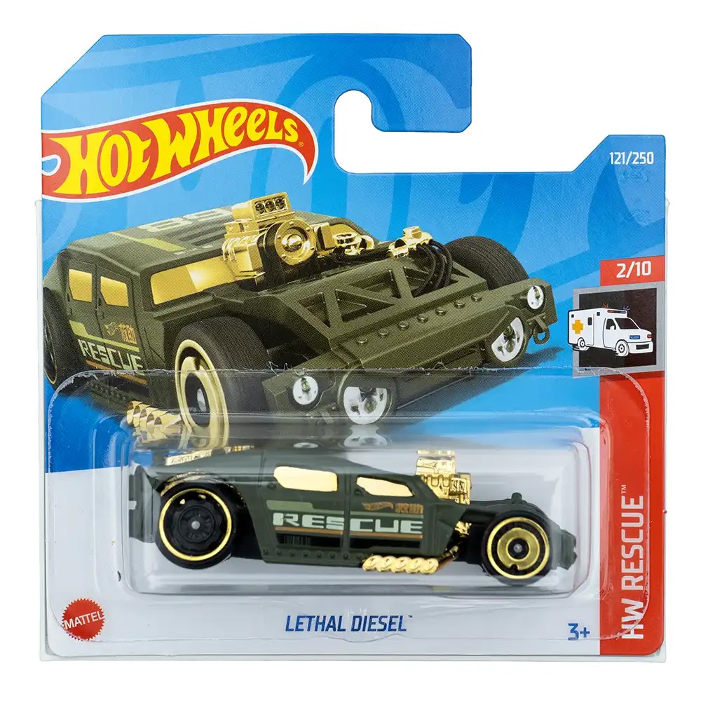 Hot Wheels Lethal Diesel Zeleni |