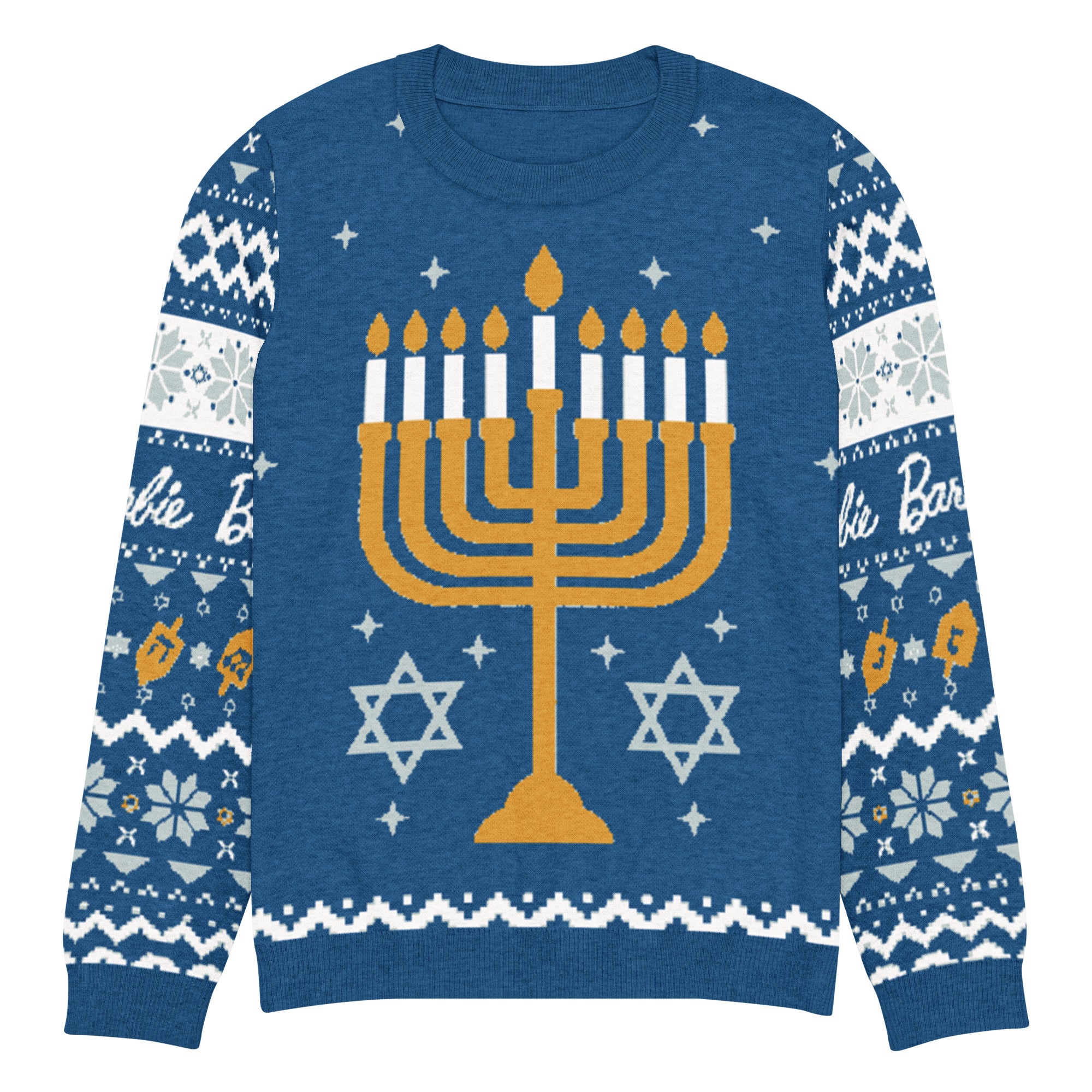 Barbie Hanukkah Blue Ugly Sweater
