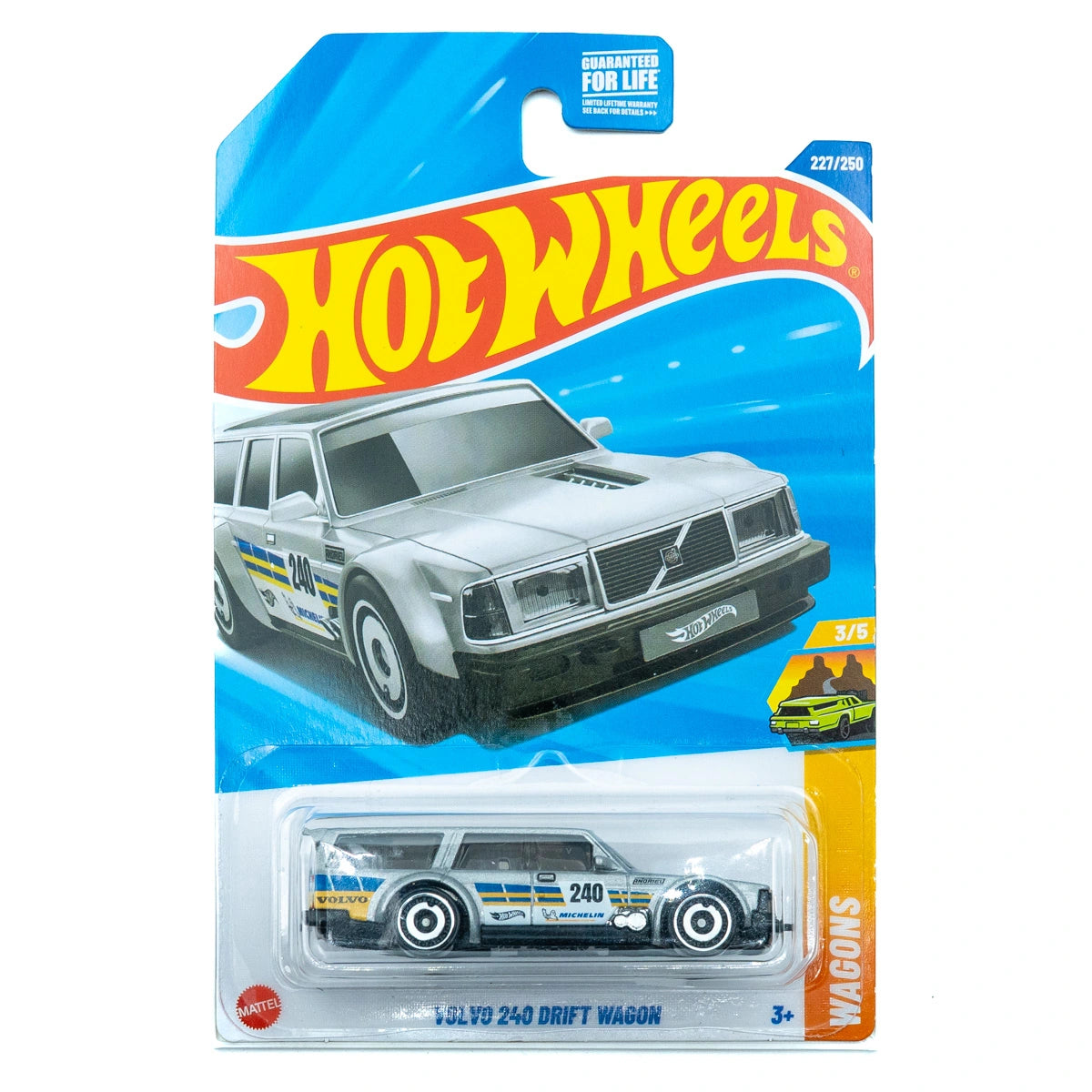 Hot Wheels Volvo 240 Drift Wagon grijs VS |