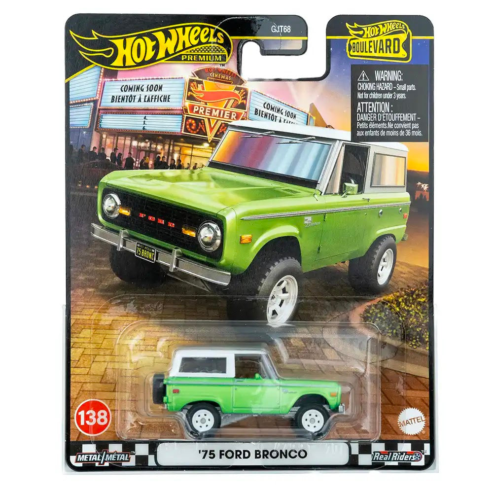 Hot Wheels Premium '75 Ford Bronco Zeleni | Hot Wheels Boulevard 138