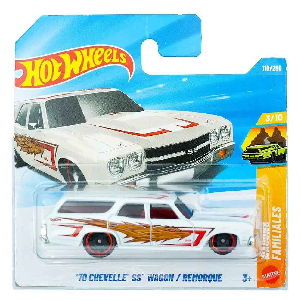 Hot Wheels '70 Chevelle SS Wagon Bijeli |