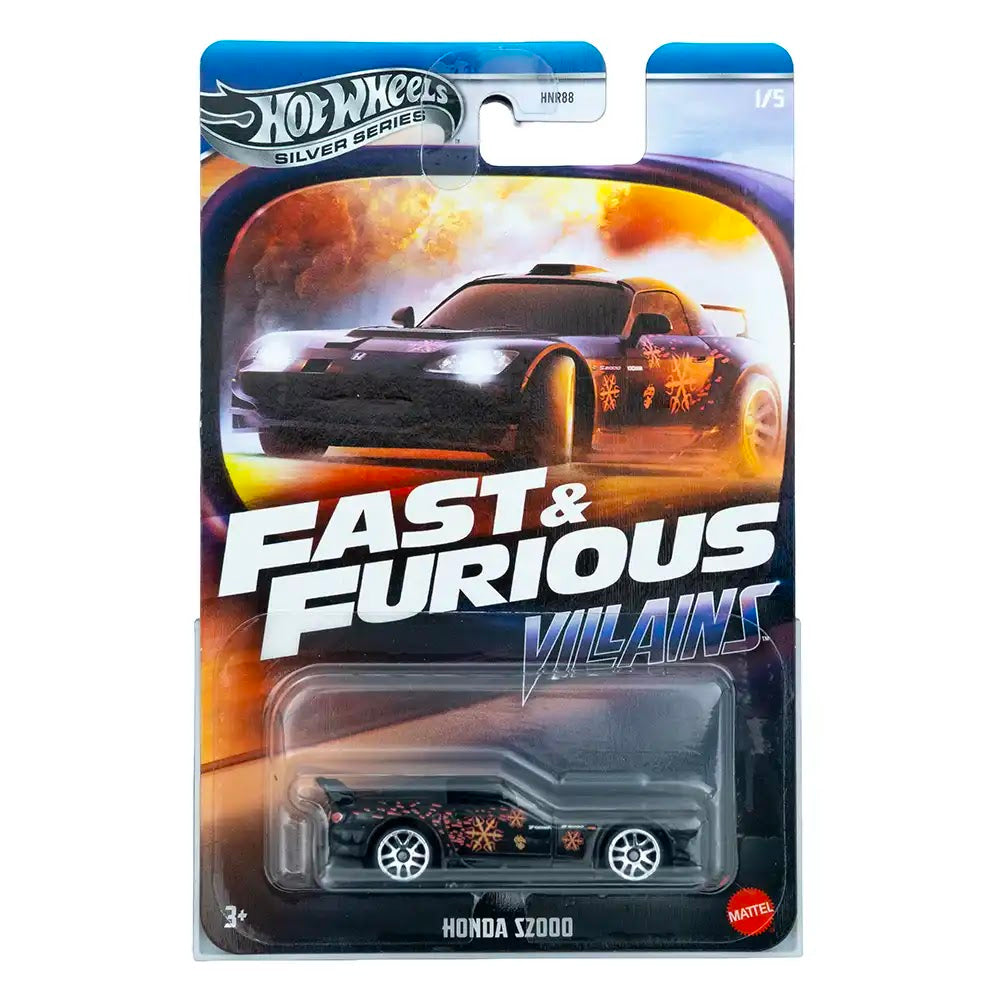 Hot Wheels Silver Series Honda S2000 Crni | Fast & Furious Villains (1/5)