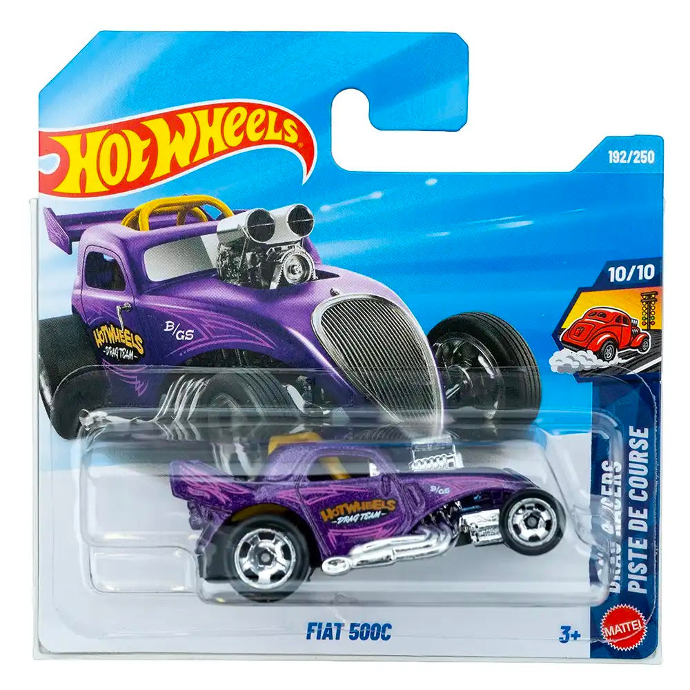 Hot Wheels Fiat 500C Ljubičasti |