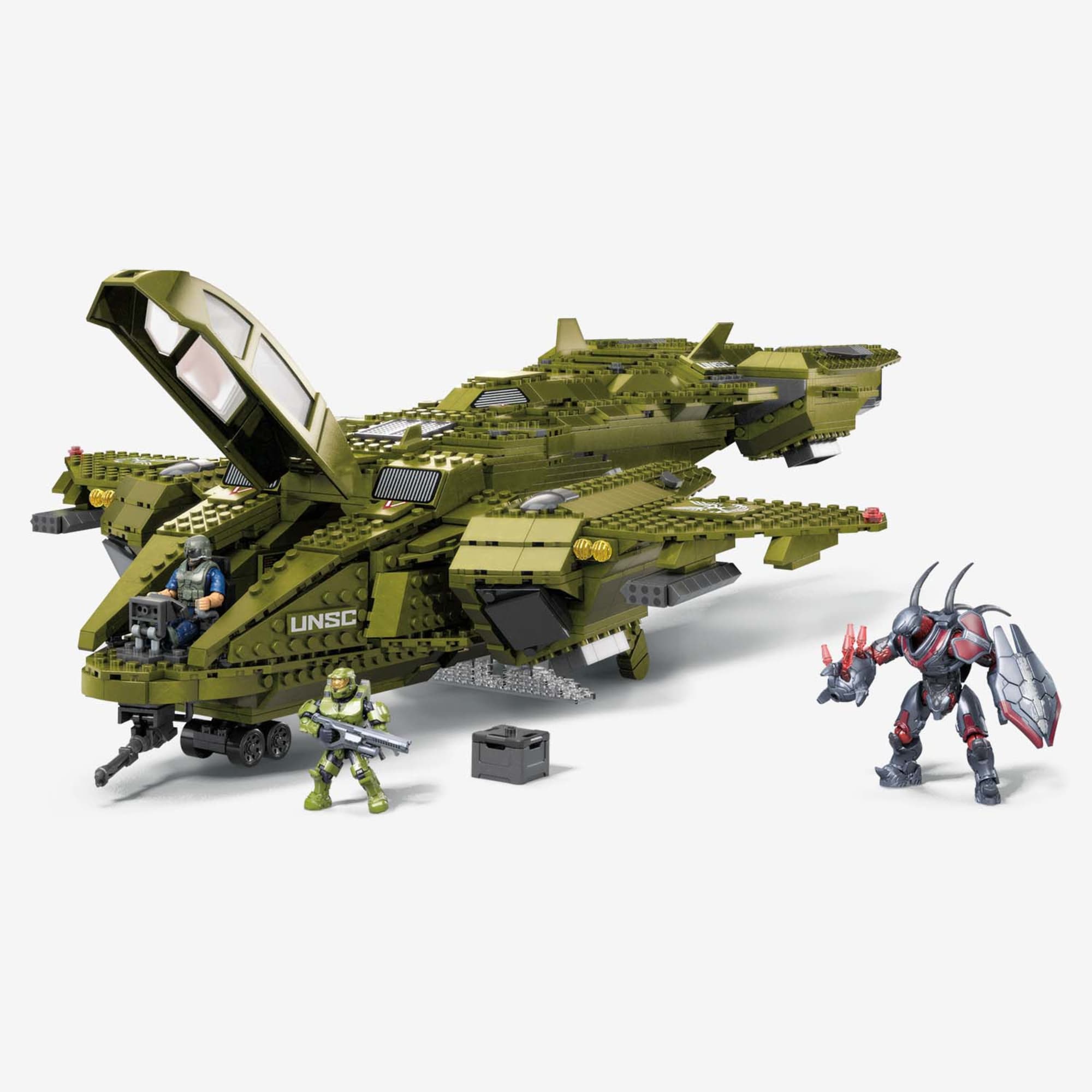 MEGA Halo Pelican Inbound Aircraft Building Set