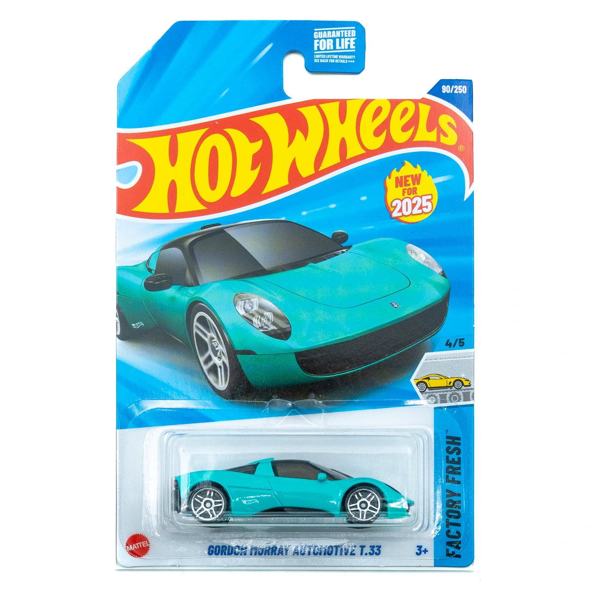 Hot Wheels Gordon Murray Automotive T.33 blauw VS |