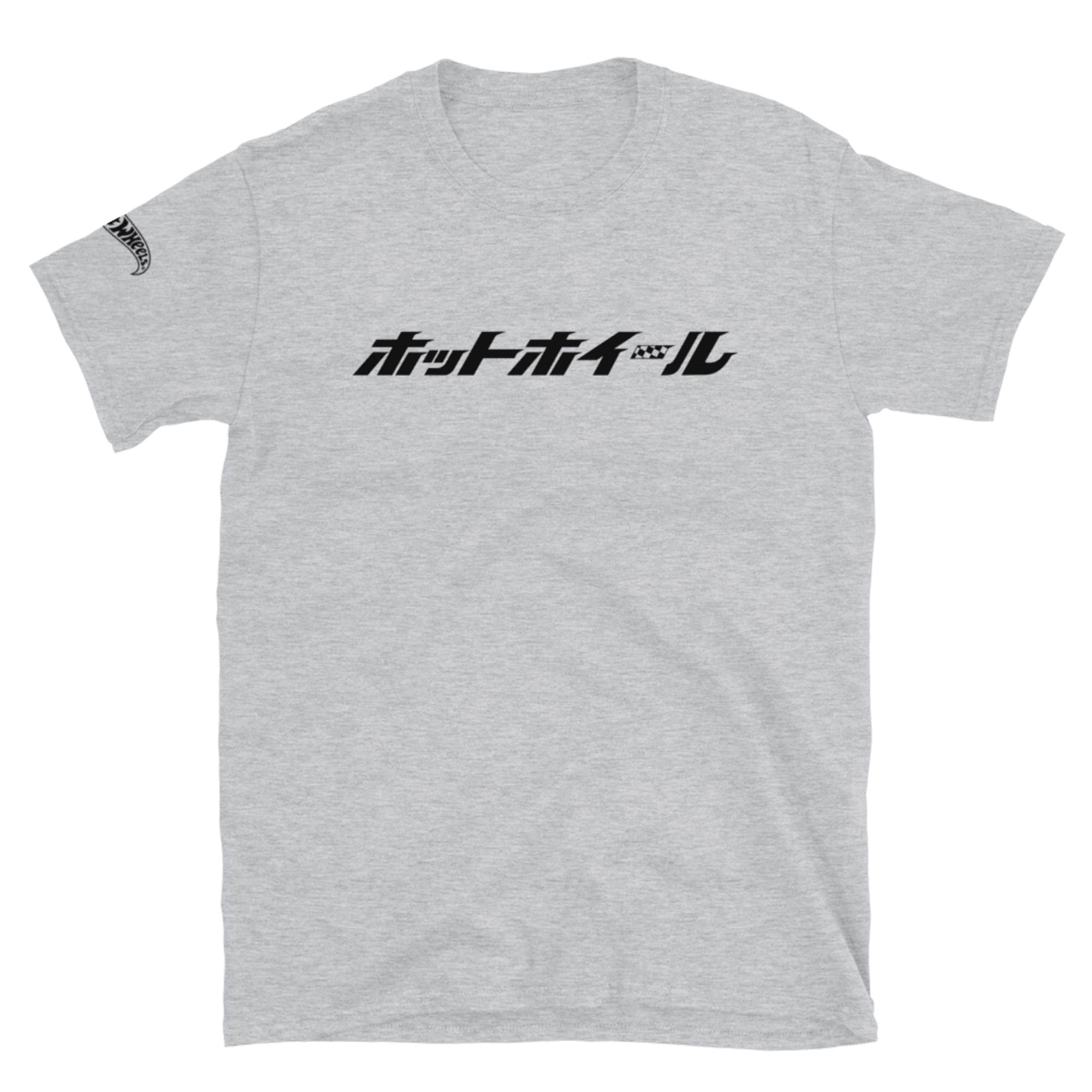 Hot Wheels Japanese Logo Short-Sleeve Sport Grey Unisex T-Shirt