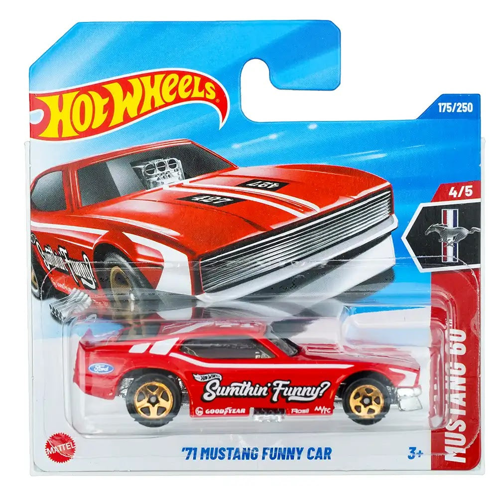 Hot Wheels '71 Mustang Funny Car Crveni |