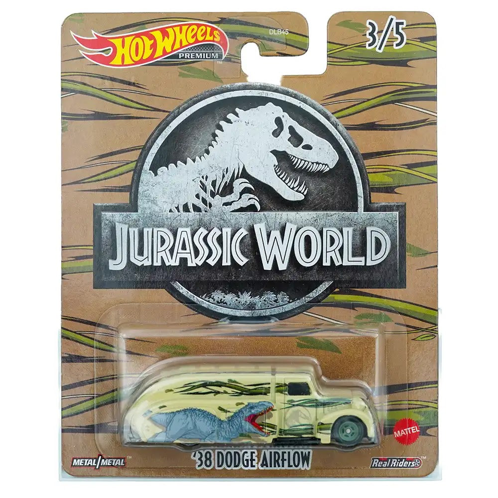 Hot Wheels Premium '38 Dodge Airflow Žuti | Jurassic World 3/5