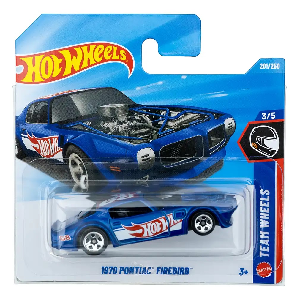 Hot Wheels 1970 Pontiac Firebird Plavi |