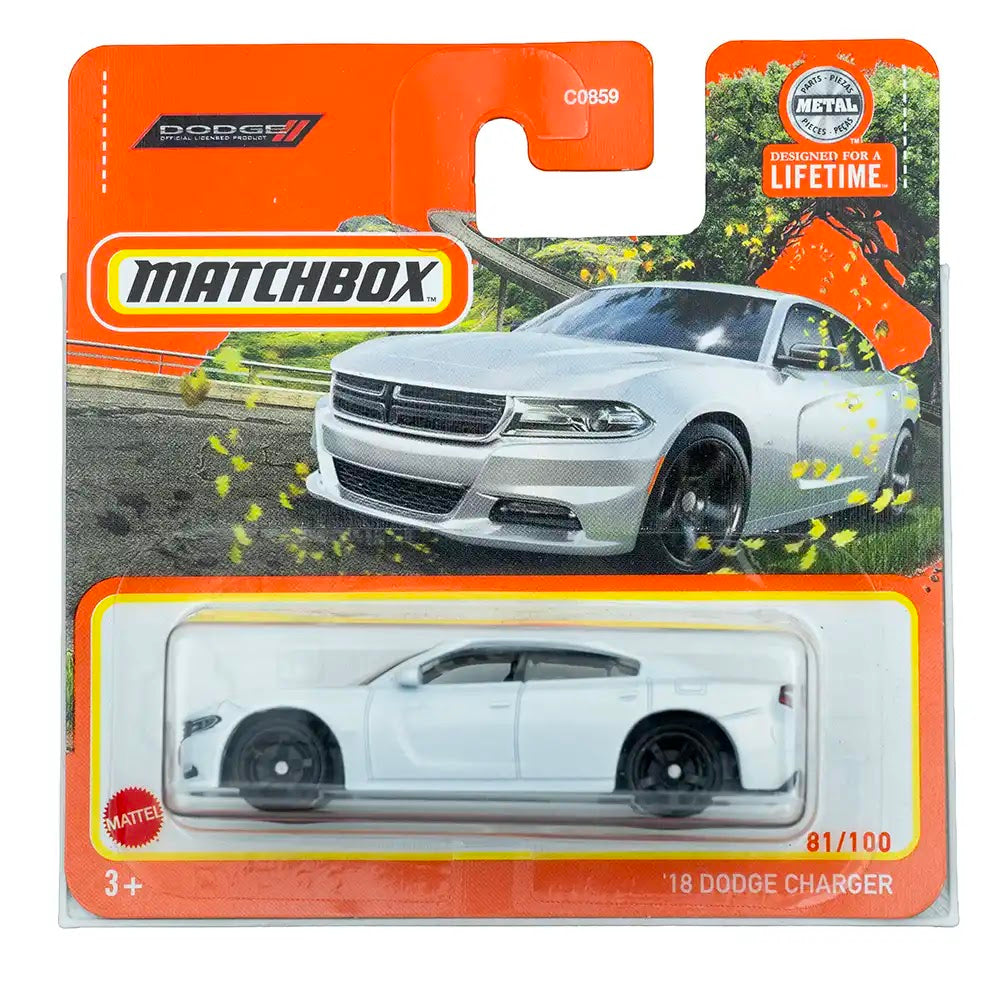 Matchbox '18 Dodge Charger Bijeli