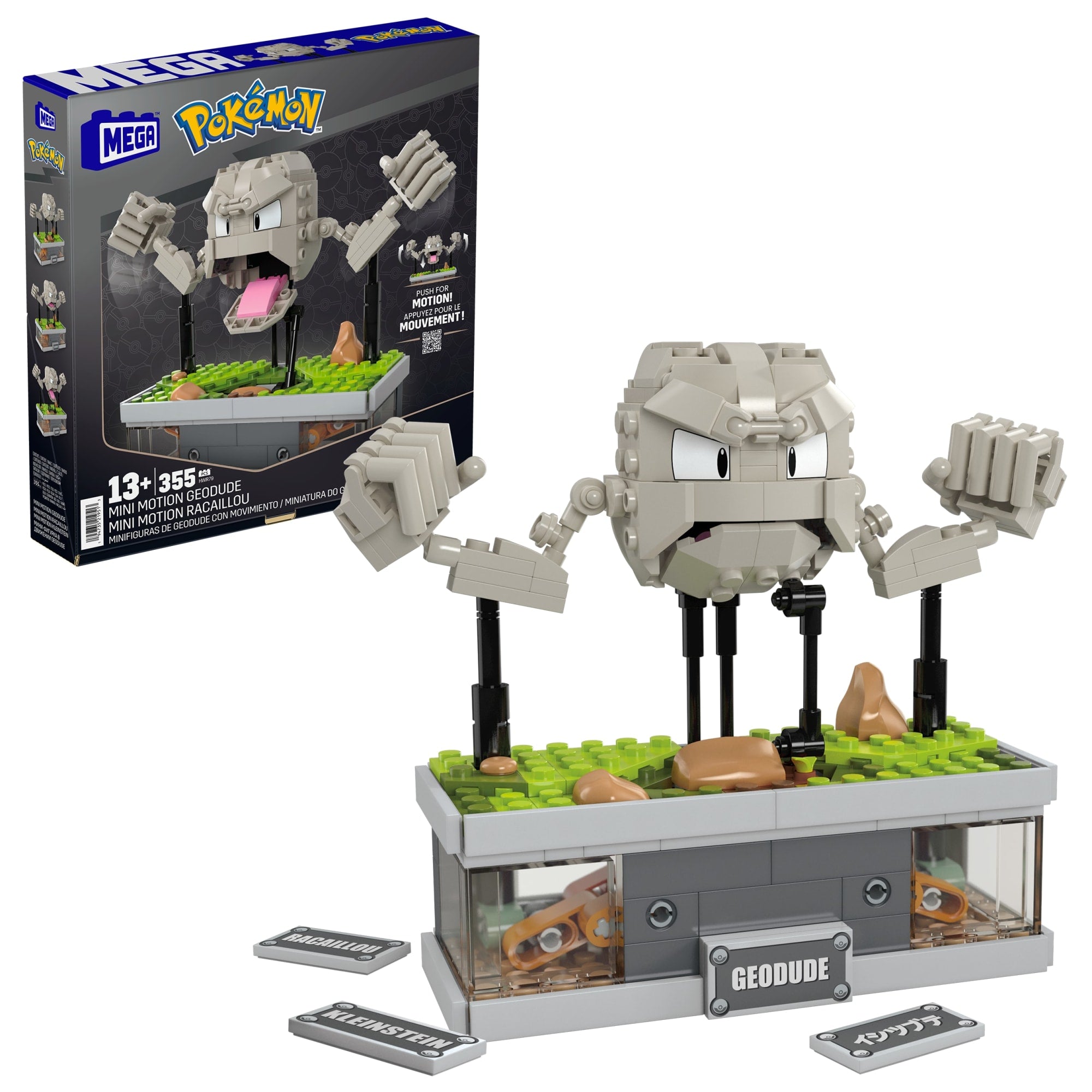 MEGA Pokémon Mini Motion Geodude Building Set