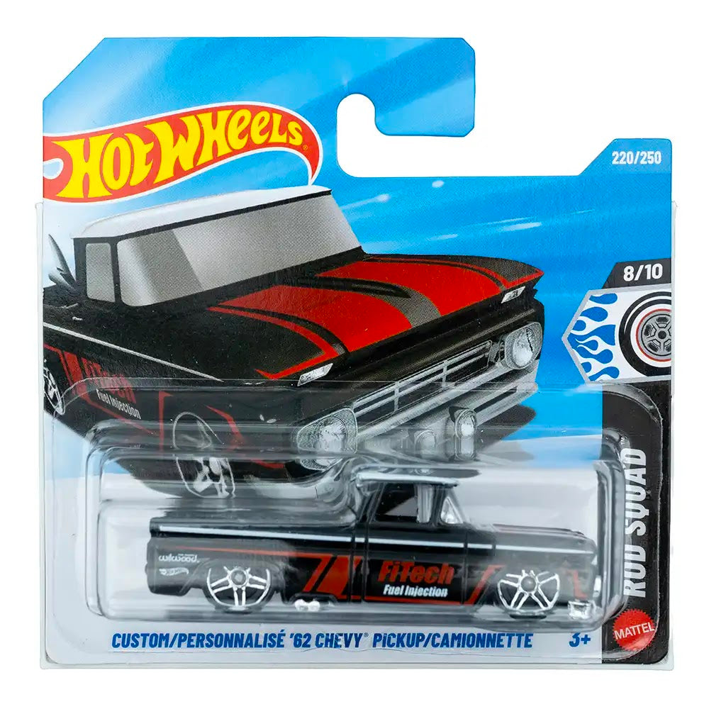 Hot Wheels Custom '62 Chevy Pickup Crni |