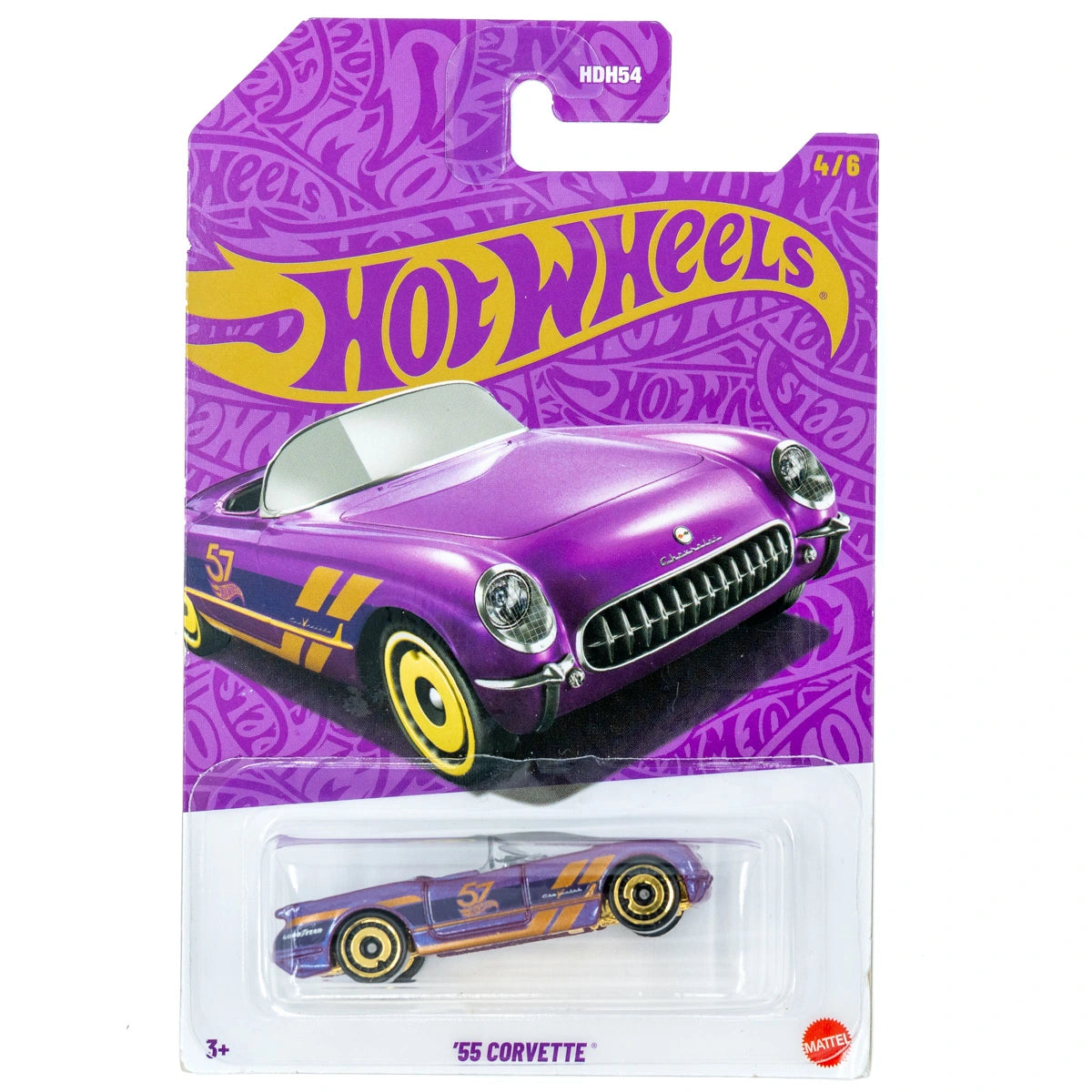 Hot Wheels '55 Corvette paars VS |