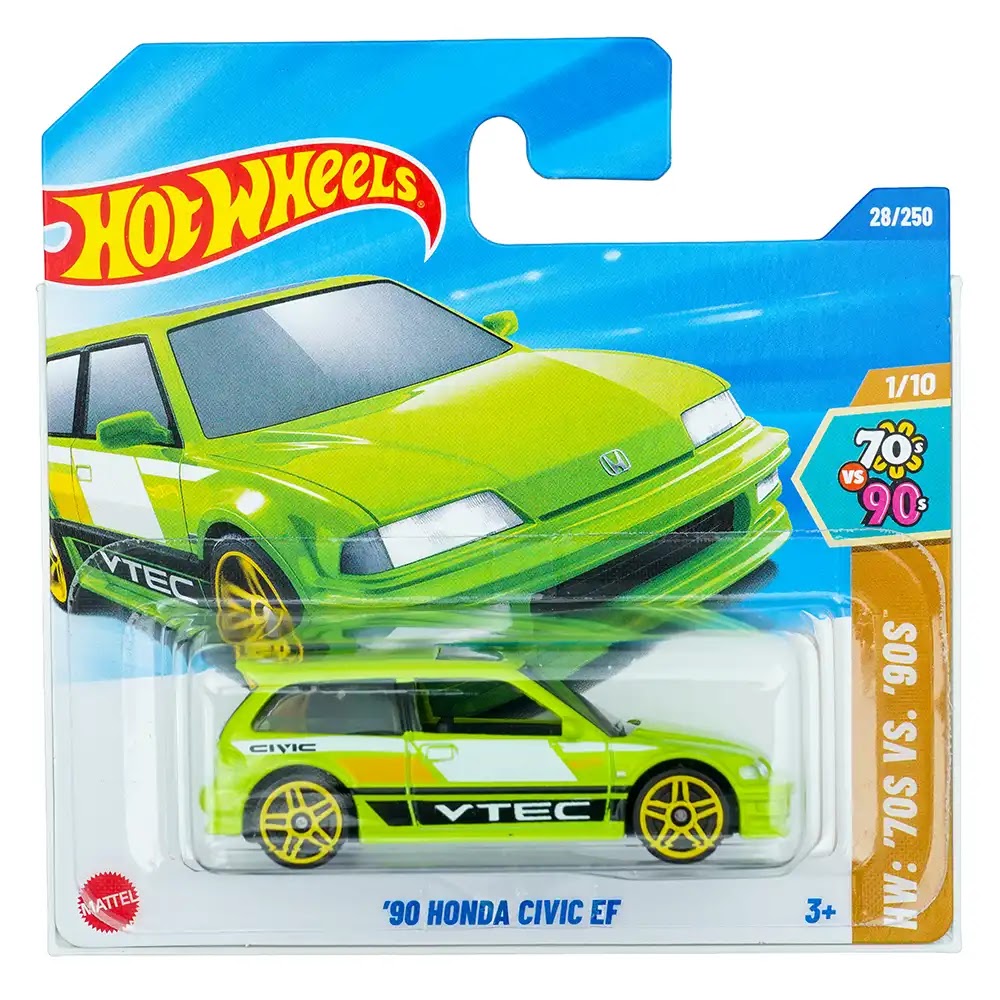 Hot Wheels '90 Honda Civic EF Zeleni |
